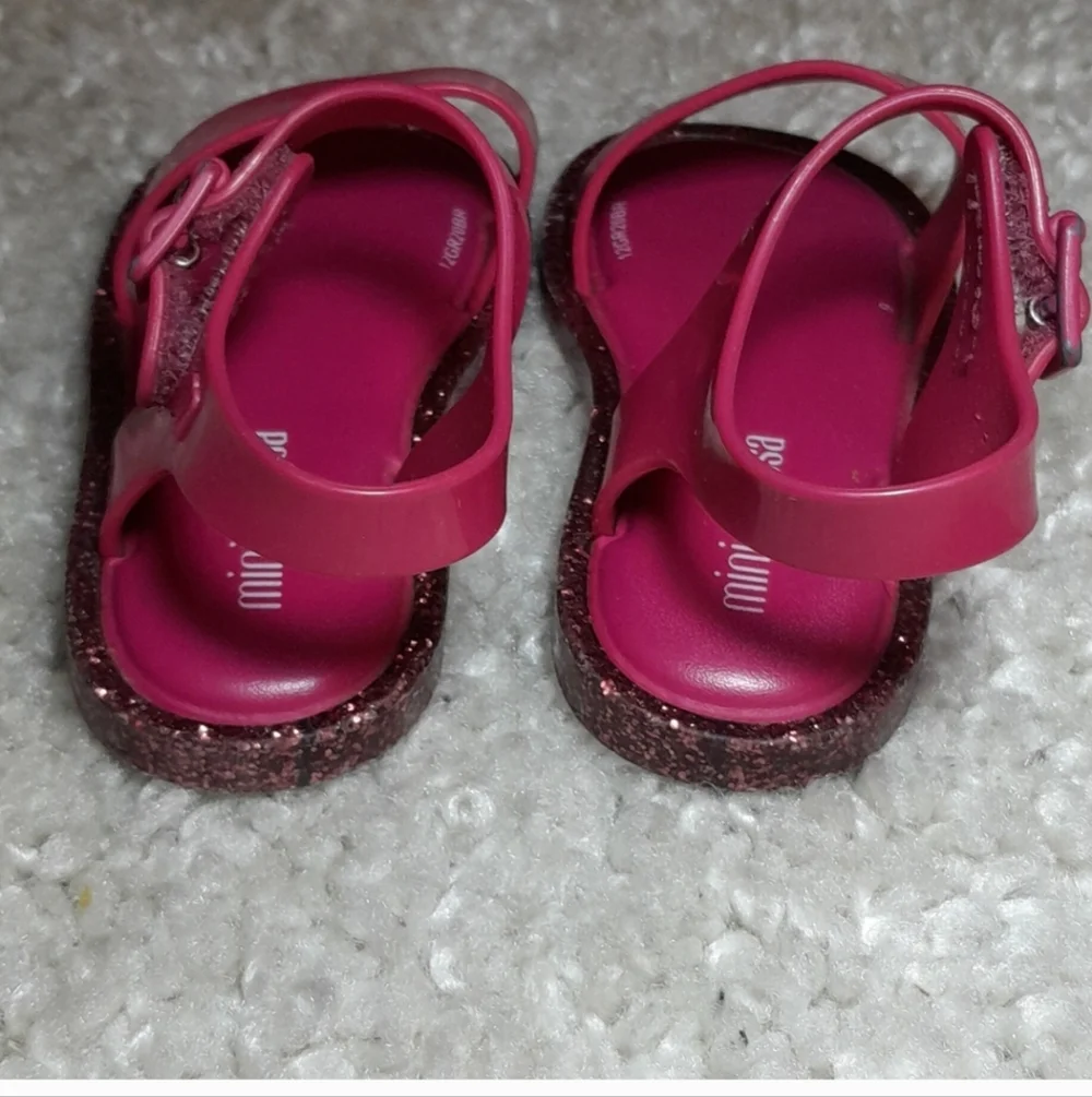 MINI MELISSA FUSHIA PINK MAR sandals Size 6